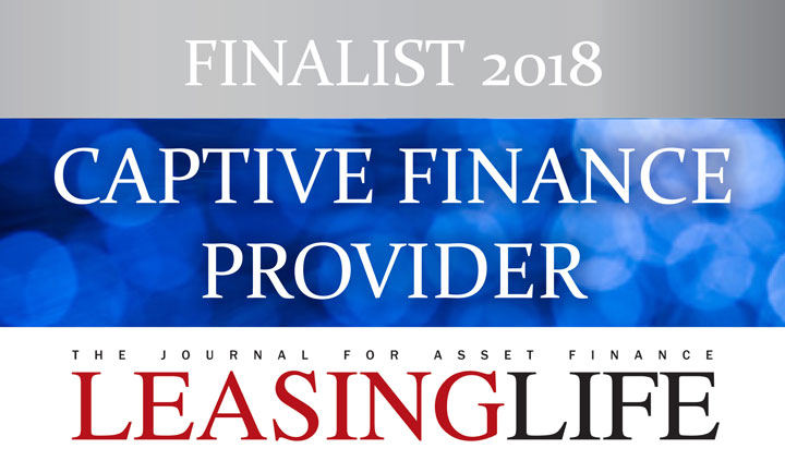 We’re finalists in the Leasing Life awards