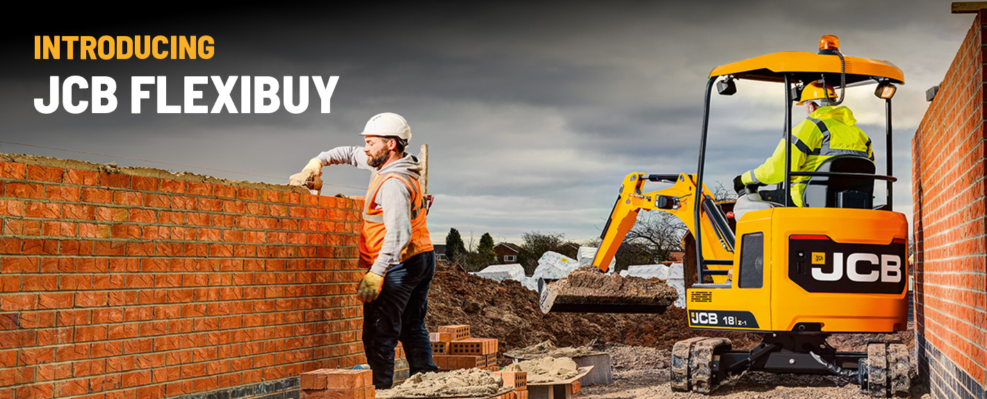 JCB FLEXIBUY OPENS NEW ROUTE TO MINI EXCAVATOR OWNERSHIP 